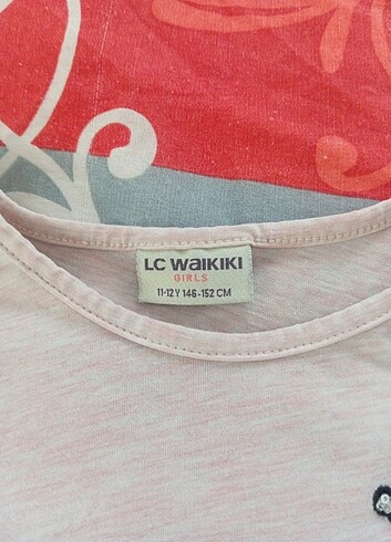 11-12 Yaş Beden pembe Renk LC Waikiki