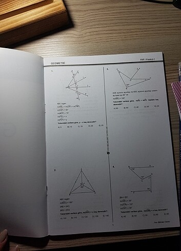 yks geometri test kitabı 