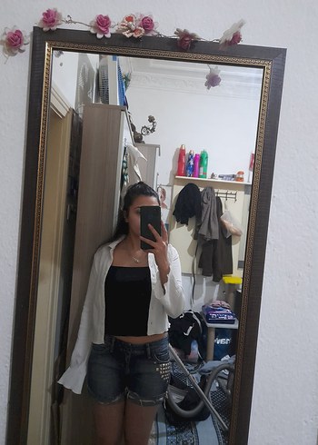 mini kot şort - Görsel 5