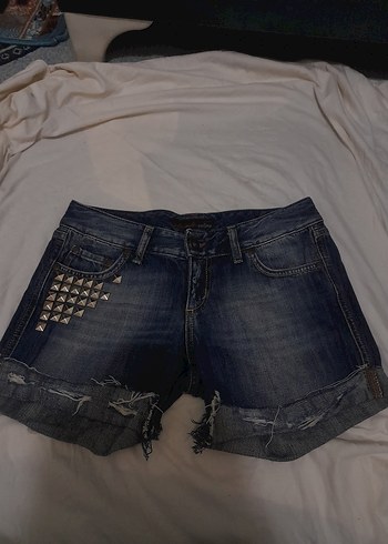 mini kot şort - Görsel 3