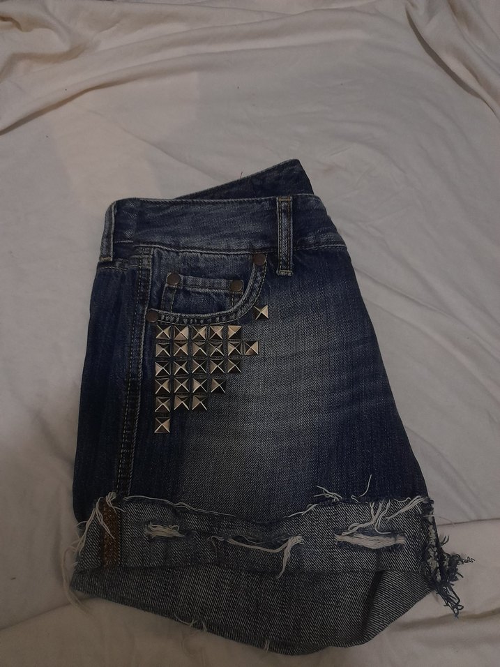 mini kot şort - Görsel 4