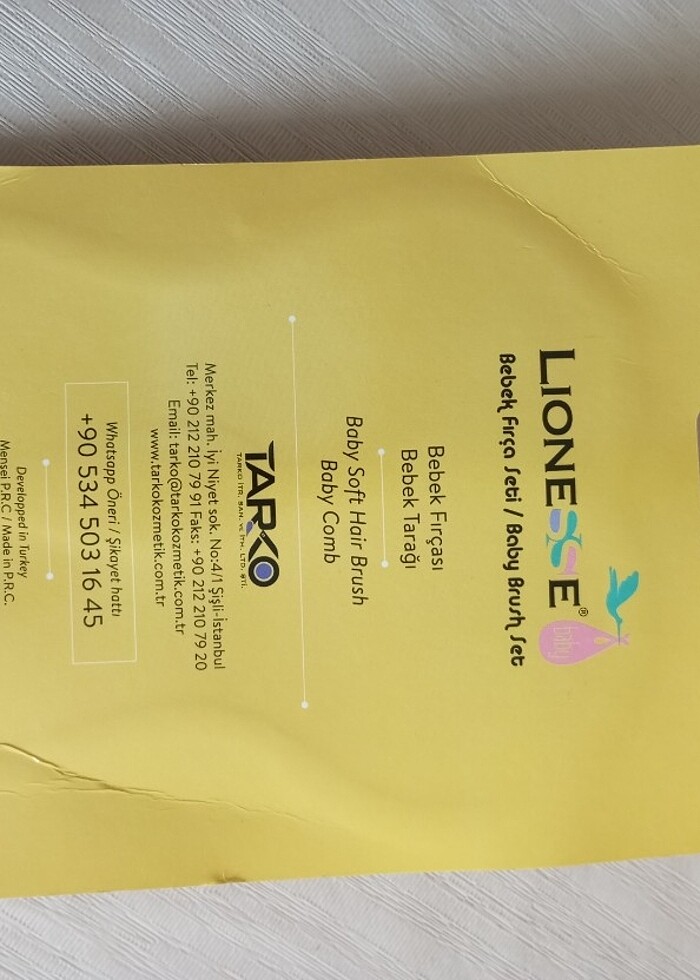 Bebek tarak seti - Görsel 2