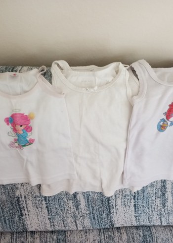 LC Waikiki Beyaz Baskılı Pastel Renkli Çocuk Atlet