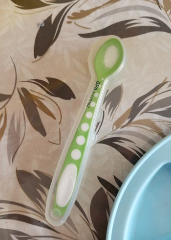 Mavi Bebek Biberonu ve Bölmeli Tabak - Görsel 8