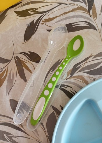 Mavi Bebek Biberonu ve Bölmeli Tabak - Görsel 9