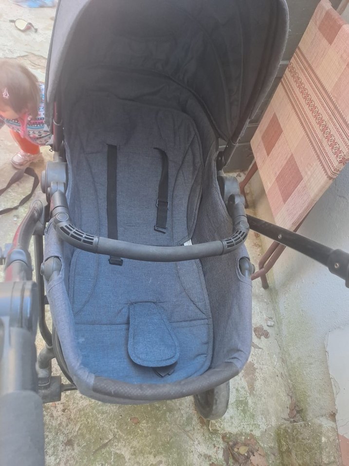 Gri Bebek Arabası ve puset - Görsel 4