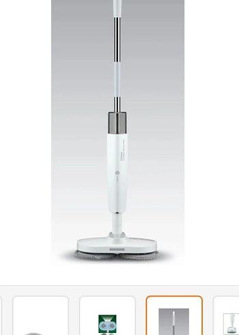 Beyaz ve Gri Elektrikli Süpürge Aksesuar Seti - Görsel 2