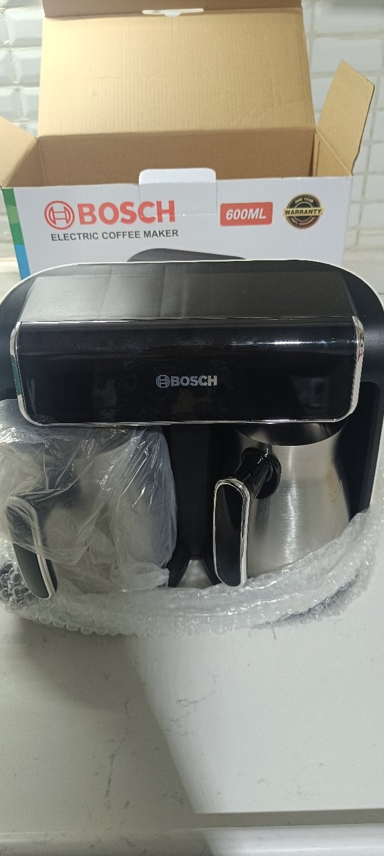 Bosch Siyah Gri Çift Demlikli Kahve Makinesi - Görsel 2