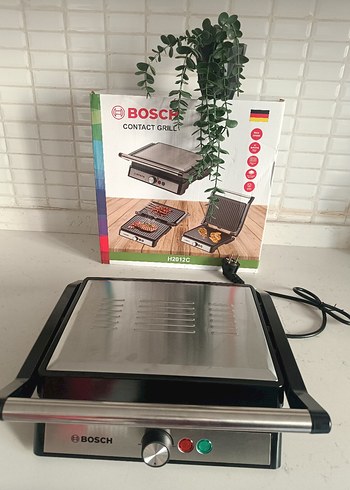 Bosch H20120 Siyah Kontakt Izgara tost makinası - Görsel 2