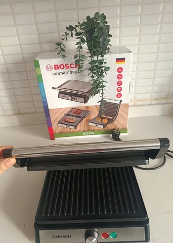 Bosch H20120 Siyah Kontakt Izgara tost makinası - Görsel 3