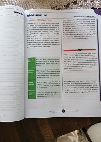 MEB AGS Ders Notu Eğitim Kitabı - Görsel 3