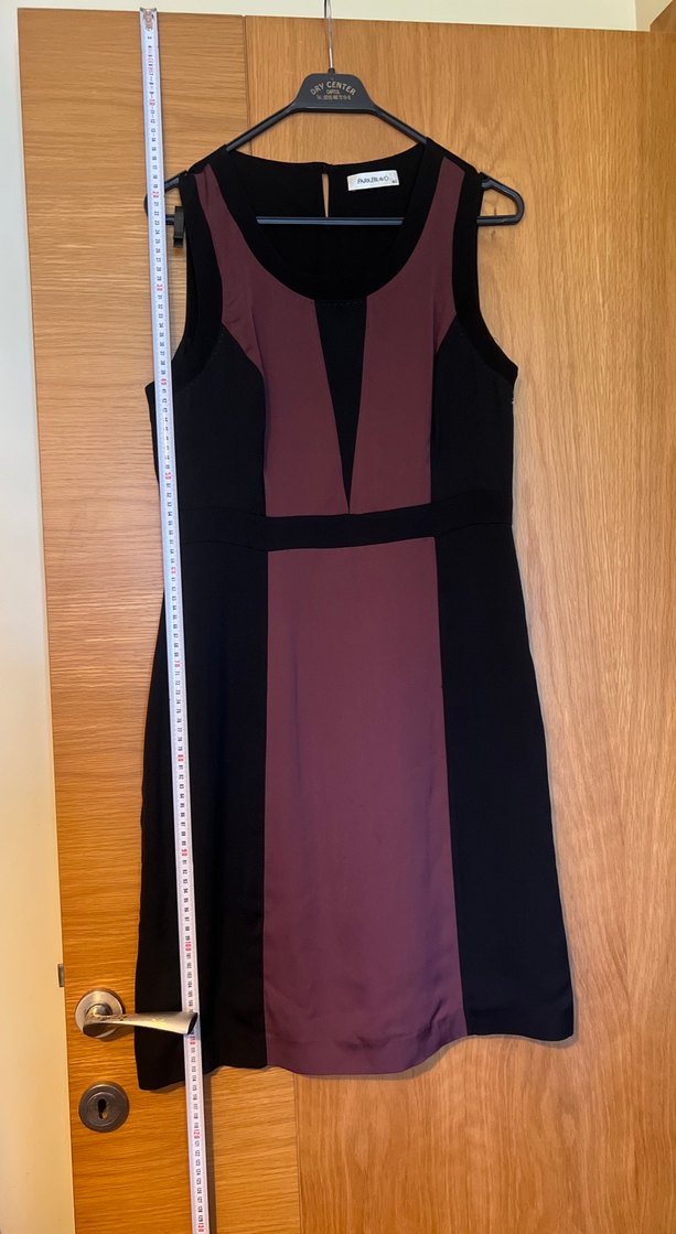Park Bravo 40 beden Mürdüm renk elbise - Görsel 5