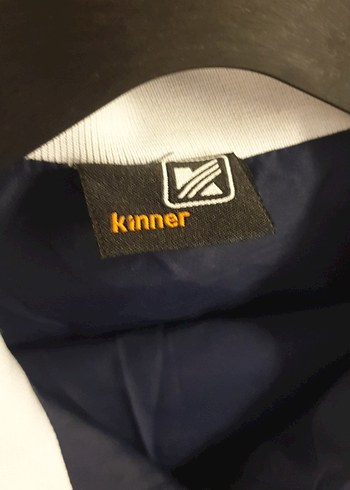m Beden Kadın Mavi Parlak Kısa Fermuarlı Ceket