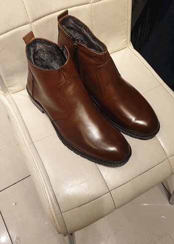 Klasik Kahverengi Deri Erkek Bot - Görsel 10