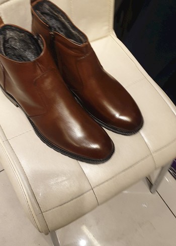 Klasik Kahverengi Deri Erkek Bot - Görsel 11