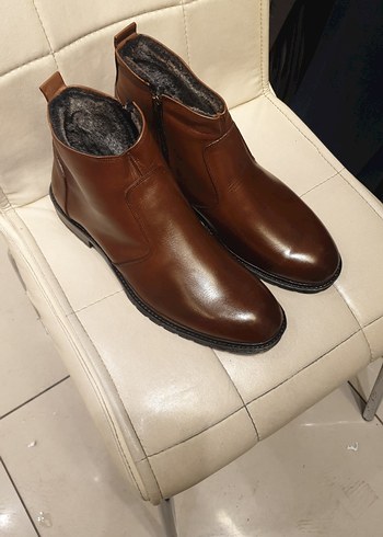 Klasik Kahverengi Deri Erkek Bot - Görsel 8