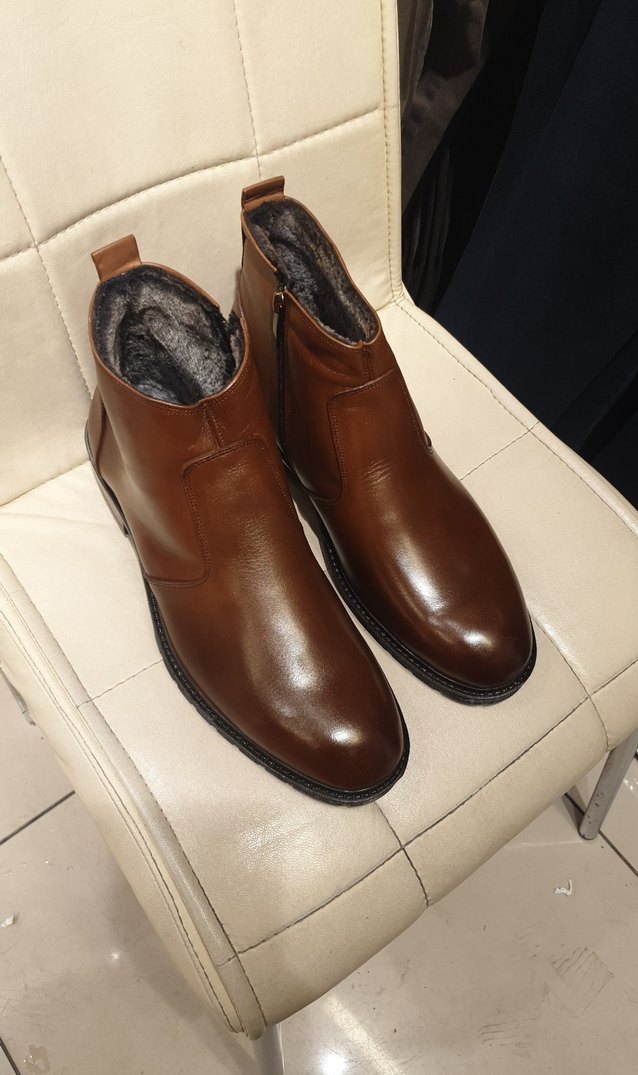 Klasik Kahverengi Deri Erkek Bot - Görsel 3