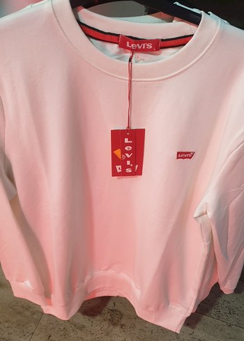 l Beden pembe Renk Levi's sweatshirt yeni geldi.