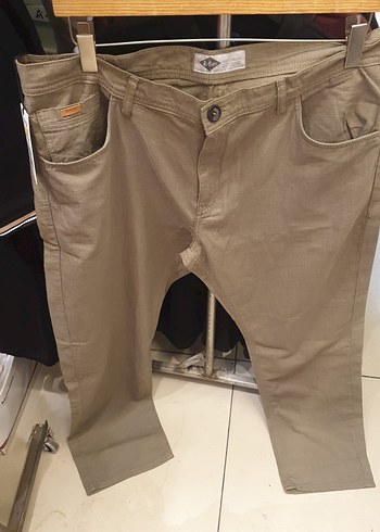 Lee Cooper Bej Regular Fit Kemerli Erkek Pantolon