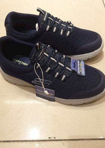 Skechers Erkek Lacivert Spor Ayakkabı Bağcıkları