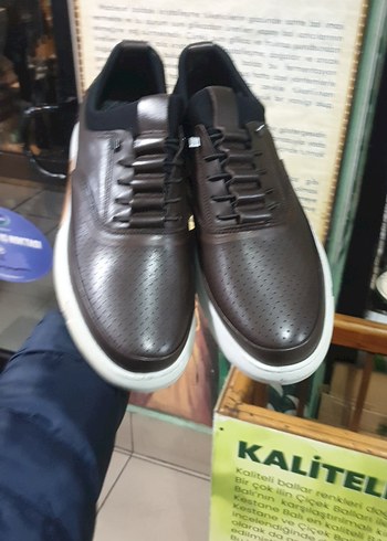 Kahverengi Bağcıklı Erkek Günlük Ayakkabı - Görsel 3