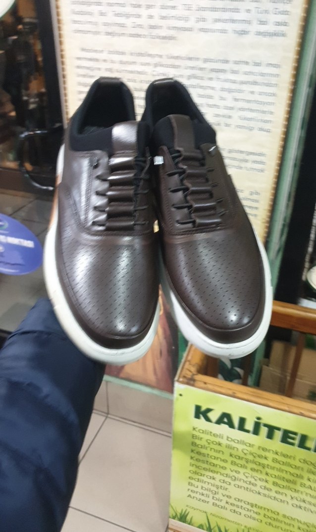 Kahverengi Bağcıklı Erkek Günlük Ayakkabı - Görsel 3