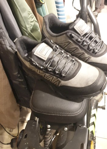 Gri Biker Erkek Outdoor Ayakkabı Velcro - Görsel 9