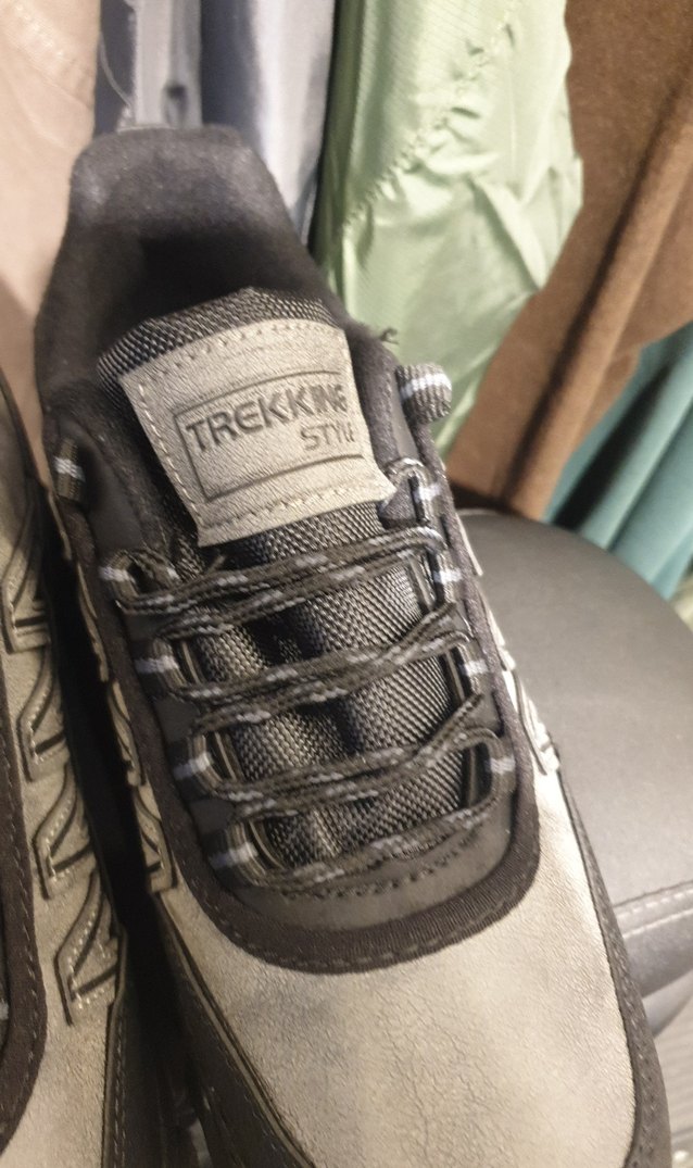 Gri Biker Erkek Outdoor Ayakkabı Velcro - Görsel 4