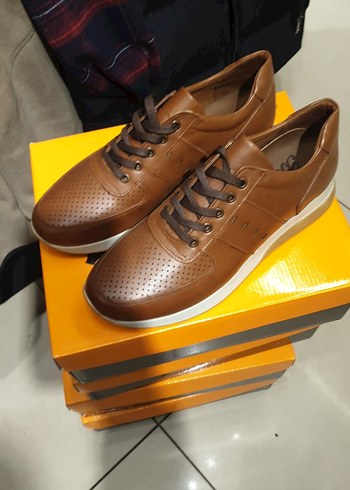 Kahverengi Bağcıklı Erkek Günlük Ayakkabı - Görsel 8