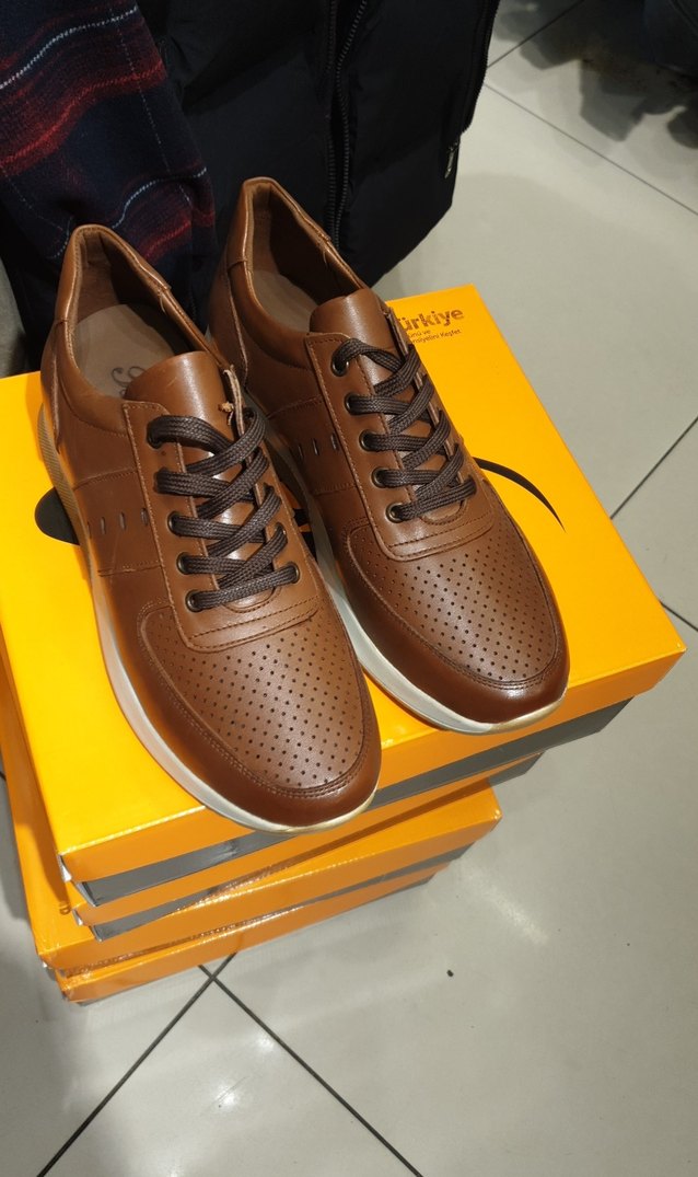 Kahverengi Bağcıklı Erkek Günlük Ayakkabı - Görsel 4