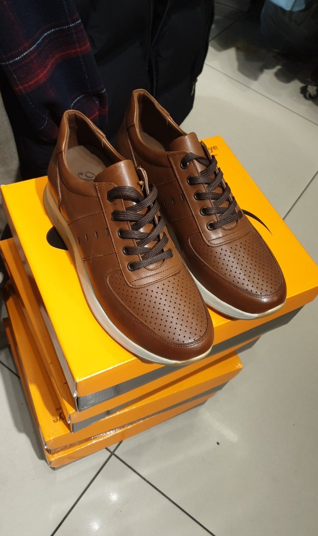 Kahverengi Bağcıklı Erkek Günlük Ayakkabı - Görsel 2