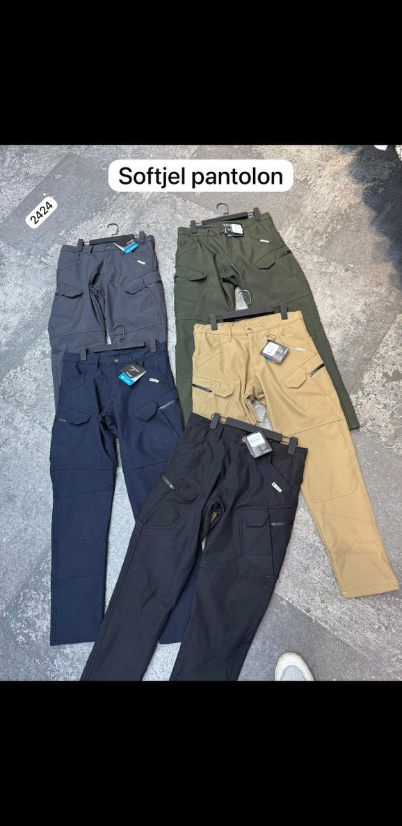 Softjel Kahverengi Kemerli Erkek Pantolon - Görsel 3