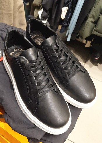 Siyah Deri Bağcıklı Erkek Günlük Ayakkabı - Görsel 8