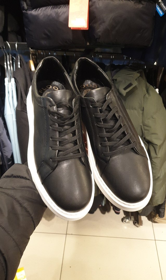 Siyah Deri Bağcıklı Erkek Günlük Ayakkabı - Görsel 4