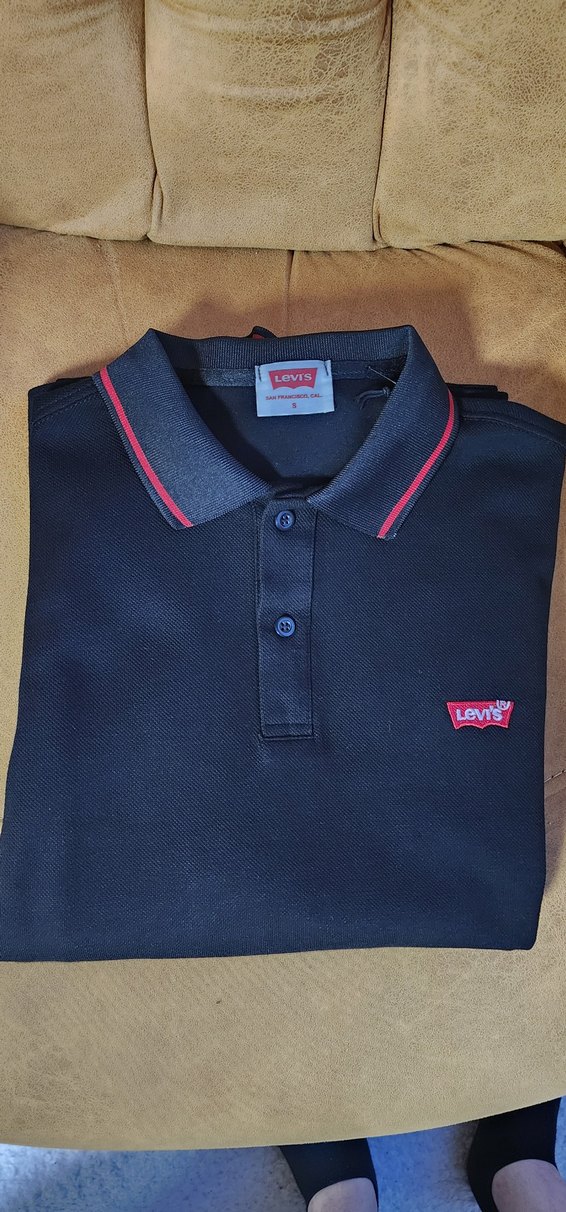 Levi's Siyah Uzun Kollu Polo Tişört - Görsel 2
