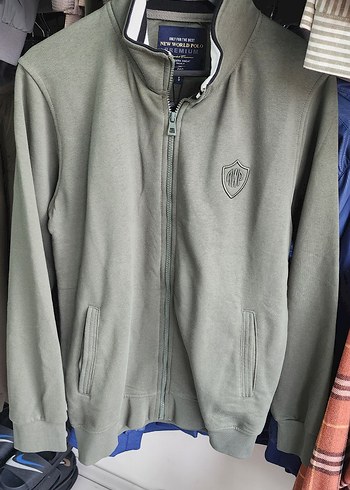 Gri Fermuarlı Erkek Sweatshirt - Görsel 2