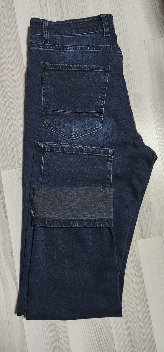 Lufian Lacivert Regular Fit Kot Pantolon 33/32 - Görsel 3