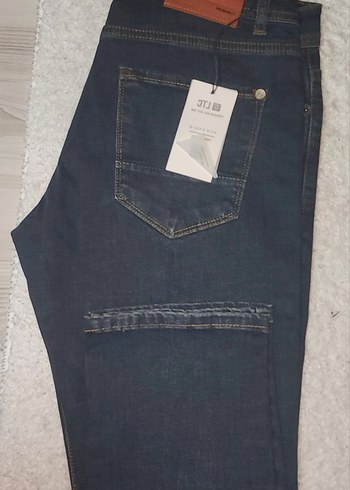 Koyu lacivert Regular Fit Denim Erkek Kot Pantolon - Görsel 3