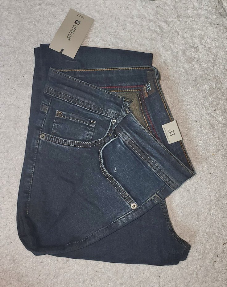 Koyu lacivert Regular Fit Denim Erkek Kot Pantolon - Görsel 2