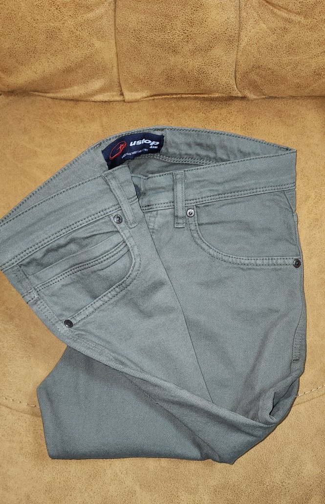 UStop haki Süet Mini Erkek Pantolon - Görsel 2