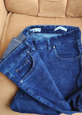 Erkek Lacivert Denim Regular Fit Jean - Görsel 2