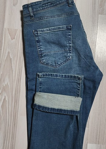 LUFIAN Erkek Kot Pantolon Regular Fit - Görsel 3