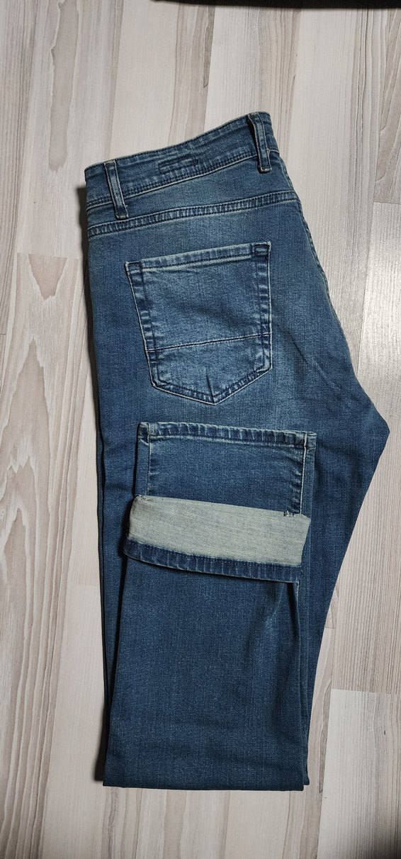 LUFIAN Erkek Kot Pantolon Regular Fit - Görsel 3