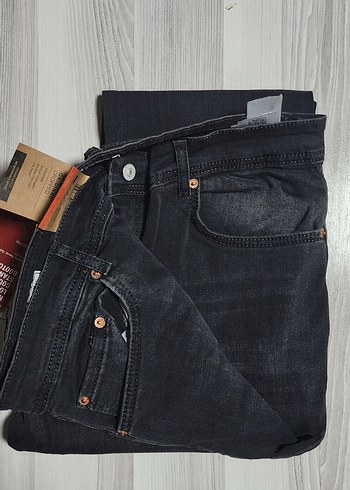 Levis 501 Siyah Denim Erkek Jean - Görsel 2