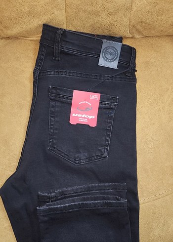 Siyah Regular Fit Erkek Kot Pantolon - Görsel 3