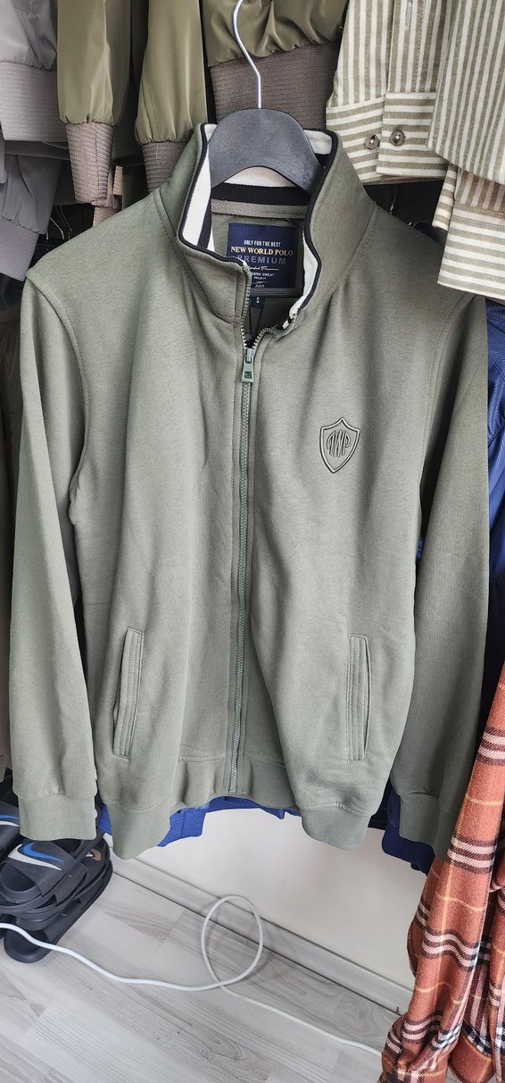 Gri Fermuarlı Erkek Sweatshirt - Görsel 2