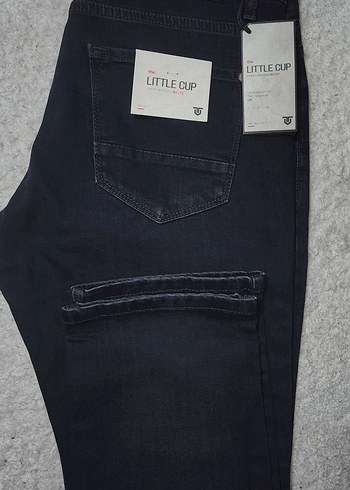 Erkek Lacivert Regular Fit Kot Pantolon - Görsel 3