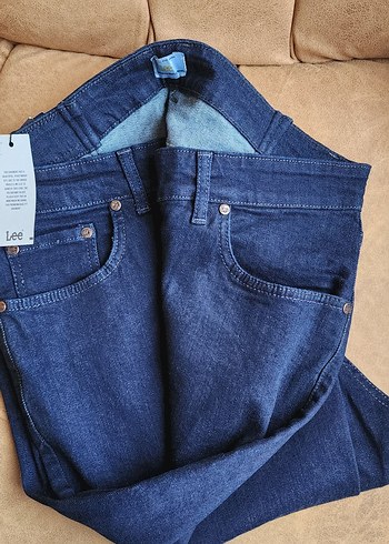 Lee Lacivert Erkek Denim Pantolon - Görsel 2