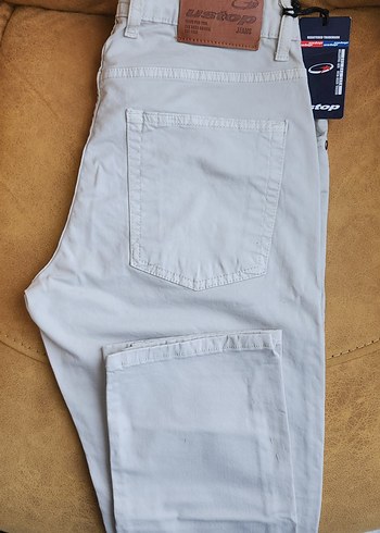 Bej Regular Fit Erkek Kot Pantolon - Görsel 3