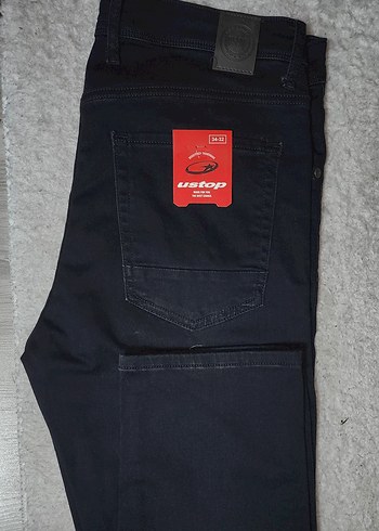 Erkek Koyu Lacivert Regular Fit Denim Jean - Görsel 3